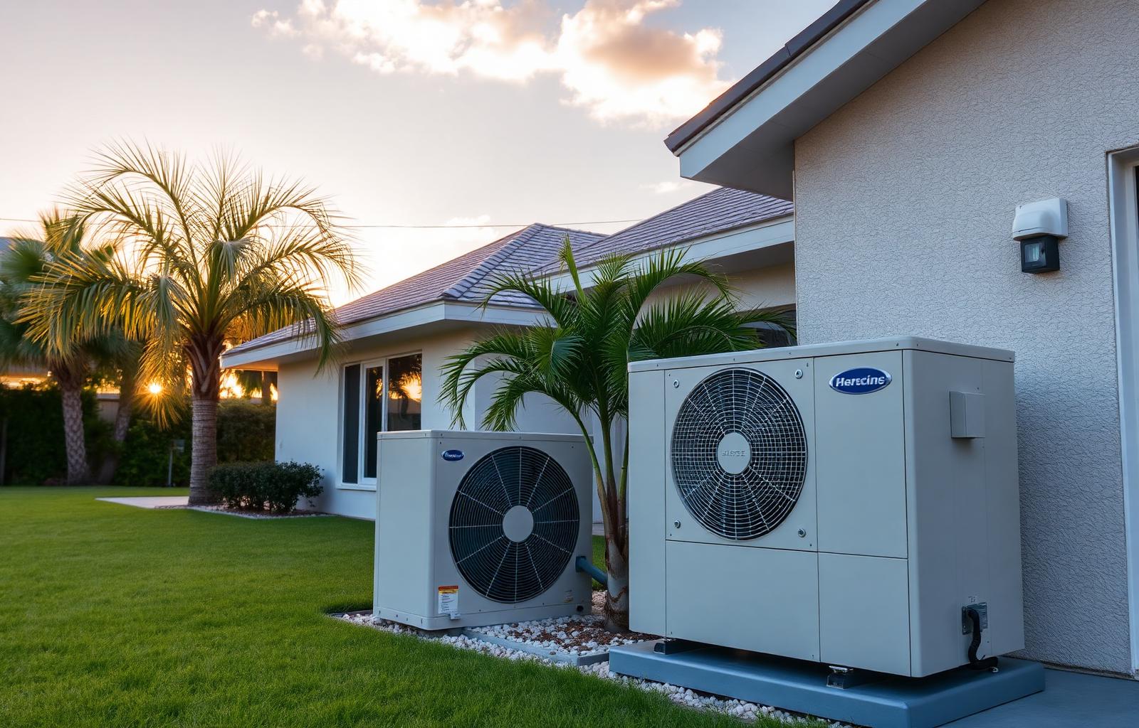 Florida home with HVAC system